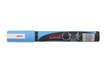 UNI PWE-5M Chalk Marker Křídový popisovač 1,8-2,5 mm - světle modrý