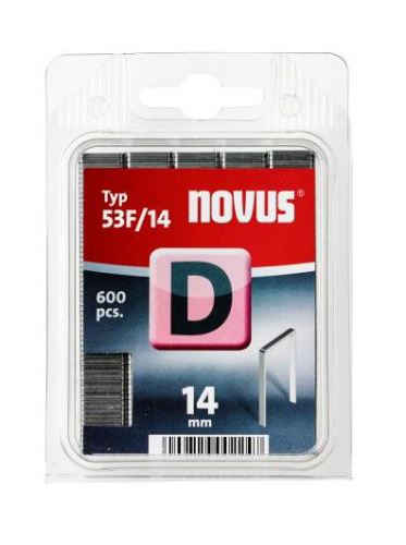 NOVUS Drátky ploché, typ D 53 F/14mm - [600 ks]