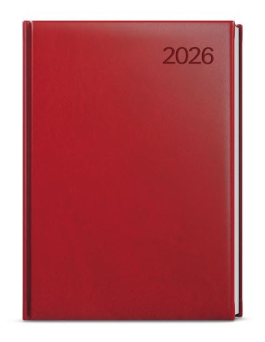 Denní diář - Goliáš - Vivella - A4 - bordó