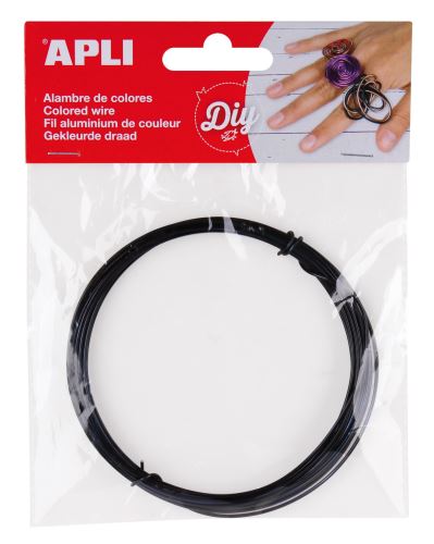 APLI Modelovací drát 1,5 mm x 5 m - černý