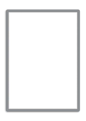 TARIFOLD Magneto - samolepicí rámeček, A1, [1 ks] - stříbrný