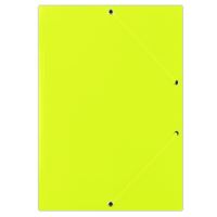 DONAU Spisové desky s gumičkou A4, lepenka, žluté