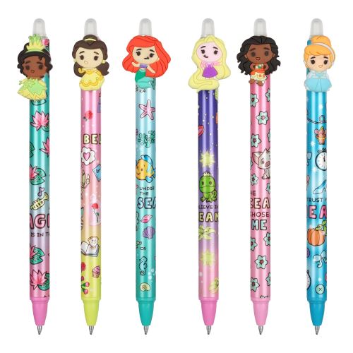 COLORINO Gumovatelné pero Princess 0,5 mm -  modrá náplň - mix 6