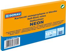 DONAU Samolepicí bloček, 127 x 76 mm, 100 listů - neonová - varianty (3)
