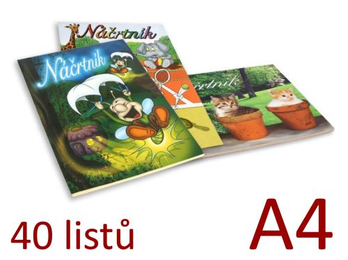 Náčrtník A4 - 40 listů (1)