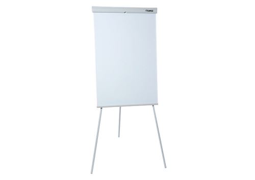 DAHLE flipchart PERSONAL, popis. plocha 92 x 68 cm, výška 187 cm, stříbrný