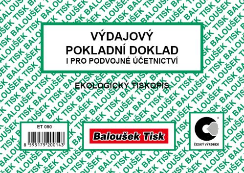 Výdajový pokl.dokl. i pro pod.účet. A6