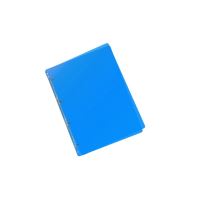 KARTON P+P Pořadač A5/20 PP 4 kroužkový, hřbet 25 mm, průhledný - modrý