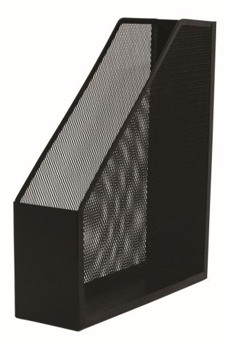 Drátěný stojan na časopisy A4, 315 x 250 x 74 mm, kov - černý