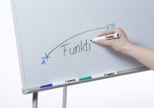 DAHLE flipchart PERSONAL, popis. plocha 92 x 68 cm, výška 187 cm, stříbrný (3)