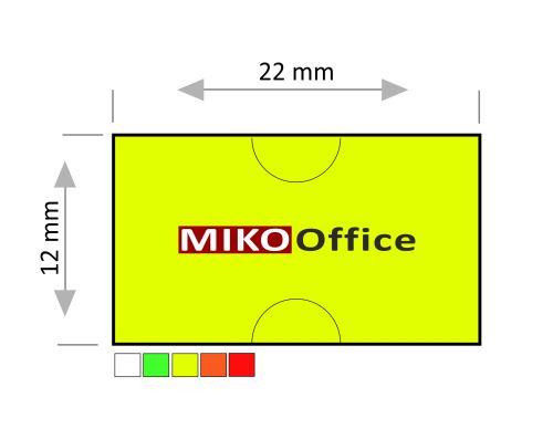 Etikety cenové COLA PLY 22 x 12 mm