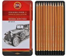 KOH-I-NOOR Tužky grafitové 1502/I/12 technické - sada