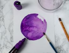 UNI PC-7M POSCA Akrylový popisovač 4,5-5,5 mm kulatý silný - šedý [37] (10)