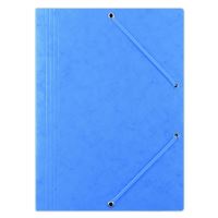 DONAU Spisové desky s gumičkou A4, prešpán 390 g/m2 , modré