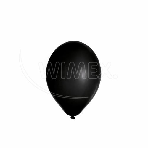 WIMEX Nafukovací balónky 250 mm "M" - černé (100 ks)
