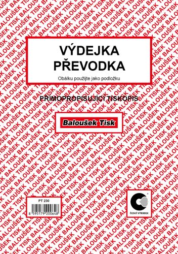 Výdejka - převodka A5
