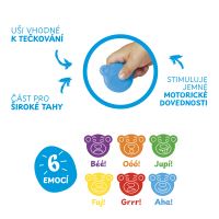 Carioca voskovky Baby Teddy 1+, krabička, 6 ks (1)