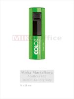 COLOP Pocket Stamp Plus 20 - barva zelená - otisk 14 x 38 mm - polštářek černý