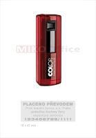 COLOP Pocket Stamp Plus 30 - barva ruby - otisk 18 x 47 mm - polštářek černý