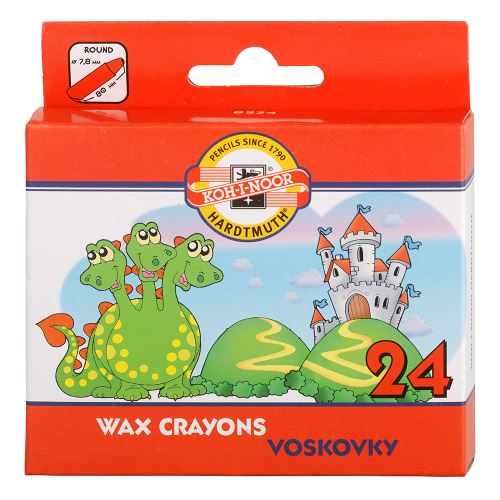 KOH-I-NOOR Voskovky 8234/24 krátké papír [24 ks]