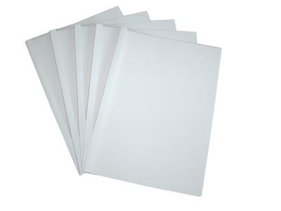 Termodesky A4 STANDING 6 mm - čiré/bílý karton (100 ks)