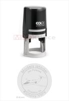 COLOP Printer R 45 - držák černý - otisk pr. 45 mm - polštářek fialový