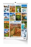 Nástěnný kalendář - Beautiful world - A3 Nástěnný kalendář - Beautiful world - A3