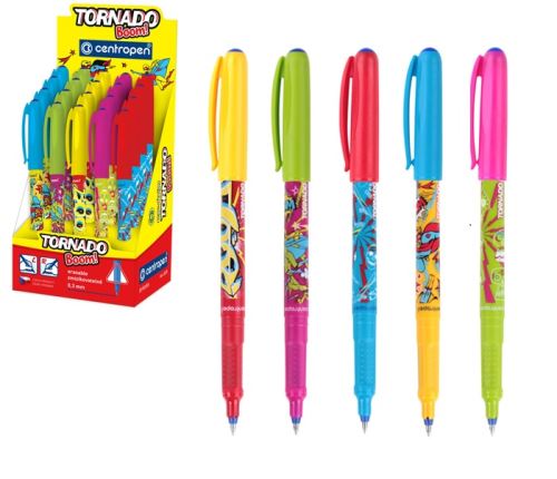 CENTROPEN Školní roller Tornádo 2675 Boom - 0,3 mm -  mix barev