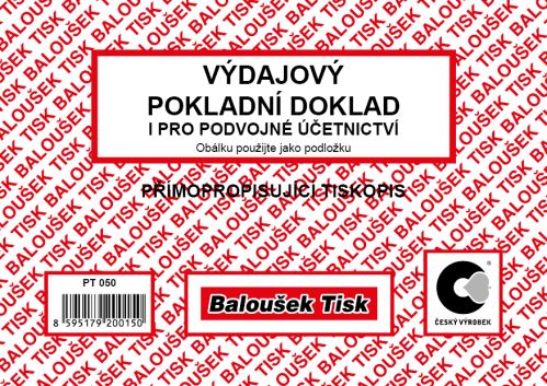 Výdajový pok.dok. i pro podvoj.úč. A6
