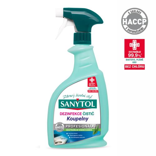MARCA SANYTOL Professional koupelny - proti vodnímu kameni, sprej, 750 ml - eukalyptus