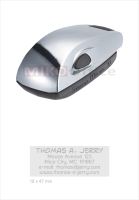 COLOP Stamp Mouse 30 - barva chrom - otisk 18 x 47 mm - polštářek černý