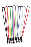 TARIFOLD Šňůrka na jmenovky s karabinkou a kroužkem na klíče - modrá (1)