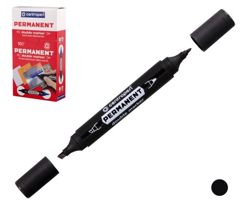 CENTROPEN Popisovač DOUBLE 1666 permanentní - varianty