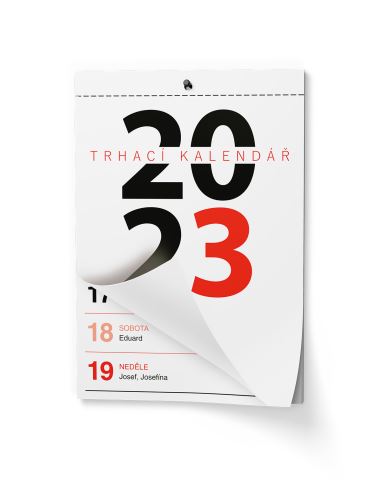 BALOUŠEK TISK Nástěnný kalendář - Trhací kalendář - A5
