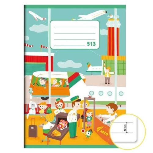 NOTES Sešit A5, 10 listů - linkovaný 513