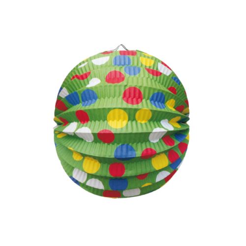 WIMEX Lampión kulatý PARTY 24 cm - zelený