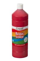 CREALL Temperová barva, 1000 ml - červená