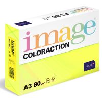 Kopírovací papír Coloraction A3 80g. IBIZA - žlutá reflexní (500 listů)
