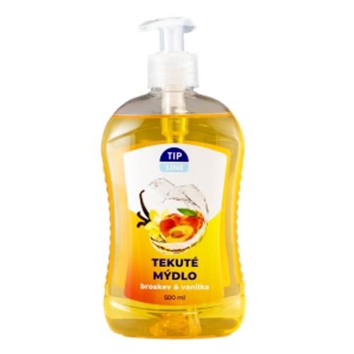 Tip Line tekuté mýdlo 500ml pumpa 
broskev