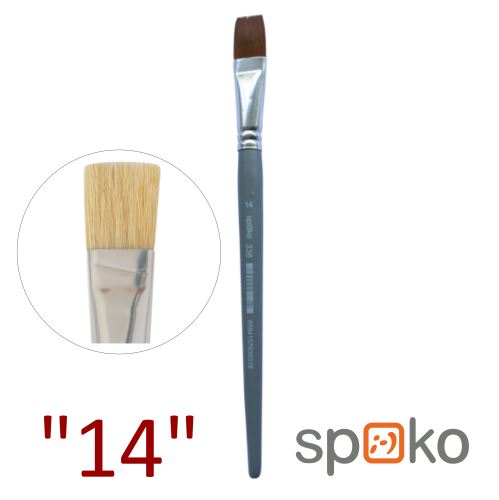 SPOKO Štětec syntetický, plochý, velikost 14