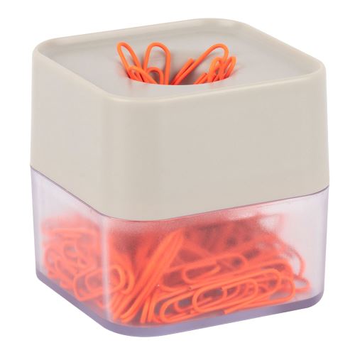 APLI zásobník na kancelářské sponky NEON, magnetický, mix barev