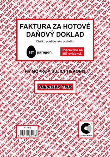 Faktura za hotové-daňový dok.A5 - EET