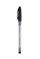 SPOKO Kuličkové pero jednorázové 0,5 mm, černá náplň - černé