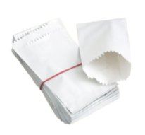 Sáčky lékárenské papírové 80 x 110 mm č.3  - bílé (100 ks)