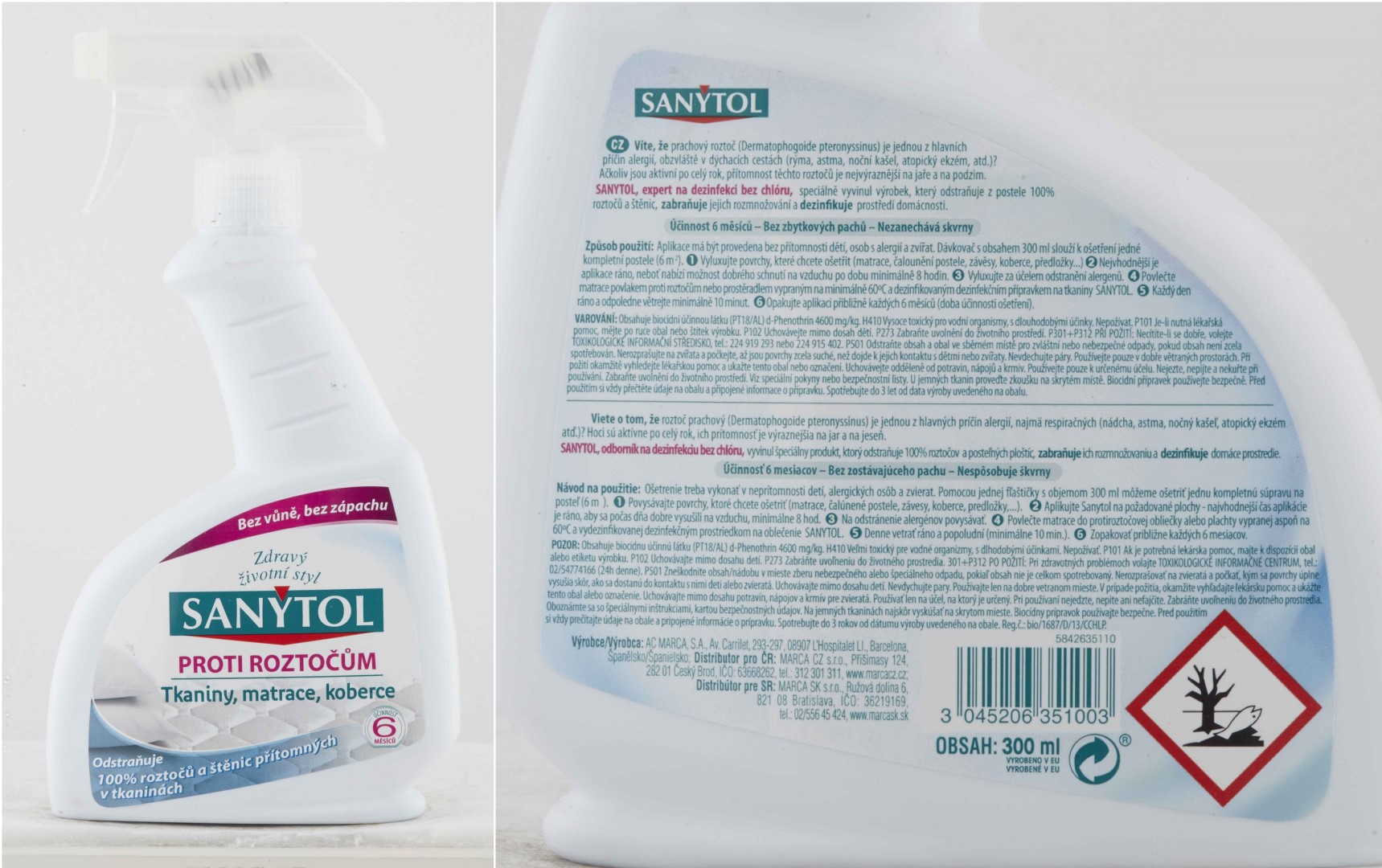 Sanytol Anti Acariens Spray 300ml