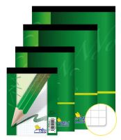 Poznámkový blok A4, bezdřevý - čtverečkovaný [50 listů]