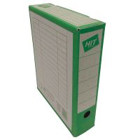 HIT OFFICE Archivační krabice BOARD COLOUR A4, hřbet 7,5 cm - zelená