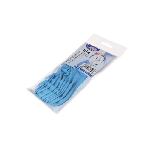 WIMEX Nafukovací balónky 250 mm "M" - světle modré  (10 ks) (1)