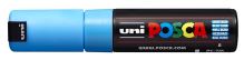UNI PC-7M POSCA Akrylový popisovač 4,5-5,5 mm kulatý silný - světle modrý [8]