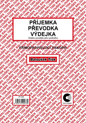 Příjemka - převodka - výdejka A5